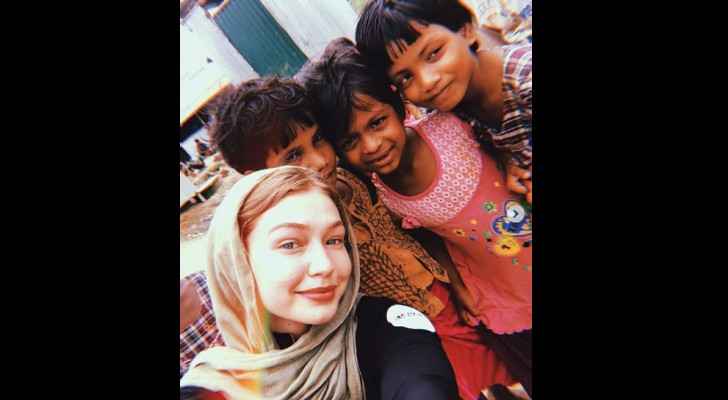 Palestinian American Model Gigi Hadid Visits Roya News