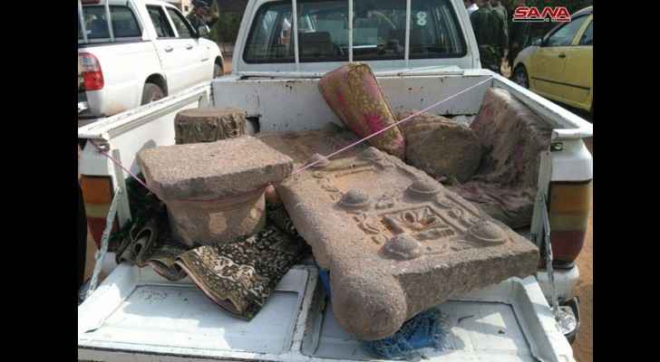 Syrian antiquities smugglers apprehended (SANA)