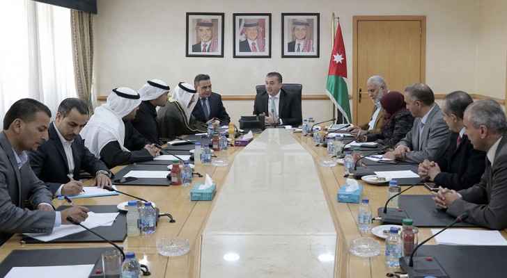 Meeting between Jordanian-Kuwaiti Brotherhood Committee and Kuwaiti Ambassador to Jordan.