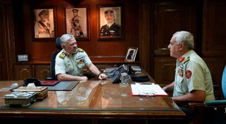 King visits JAF General Command