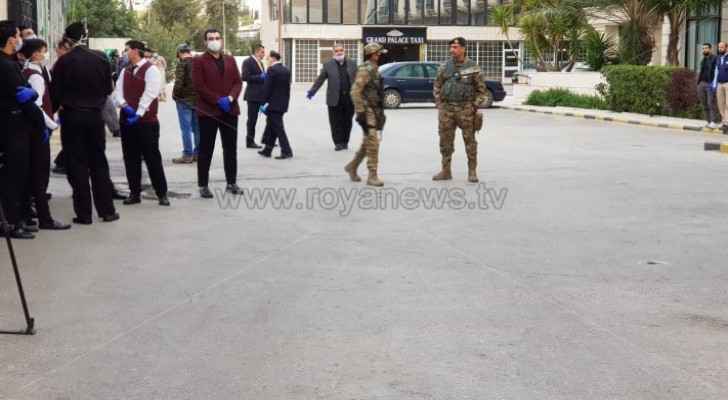 Photos: People quarantined at Regency Palace Amman discharged