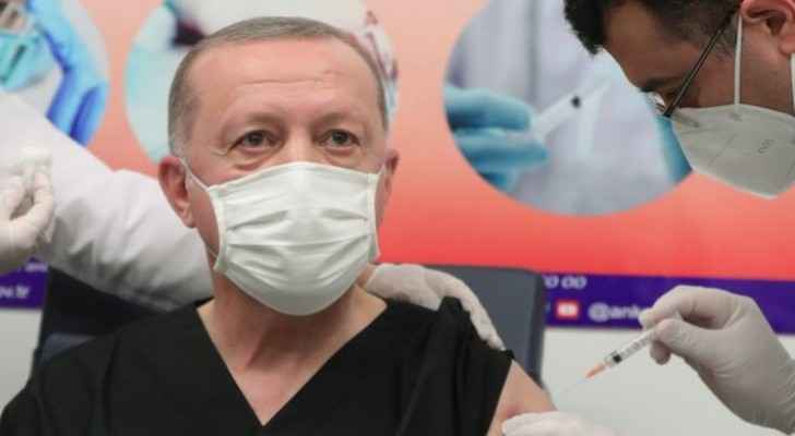 IMAGES: Turkish President Erdogan receives COVID-19 vaccine