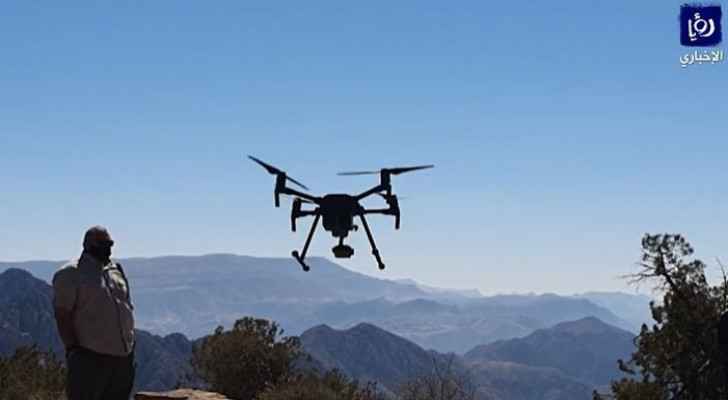 Authorities launch drones in two biosphere | Roya News