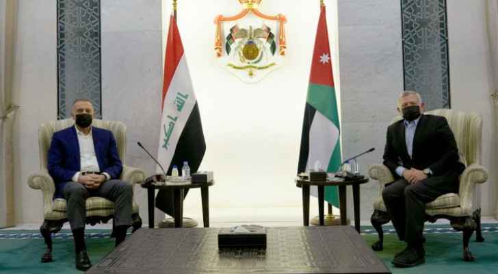 King stresses need to build on cooperation with Iraq, Egypt