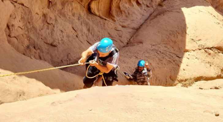 CDD rescues person stuck on mountain height in Aqaba