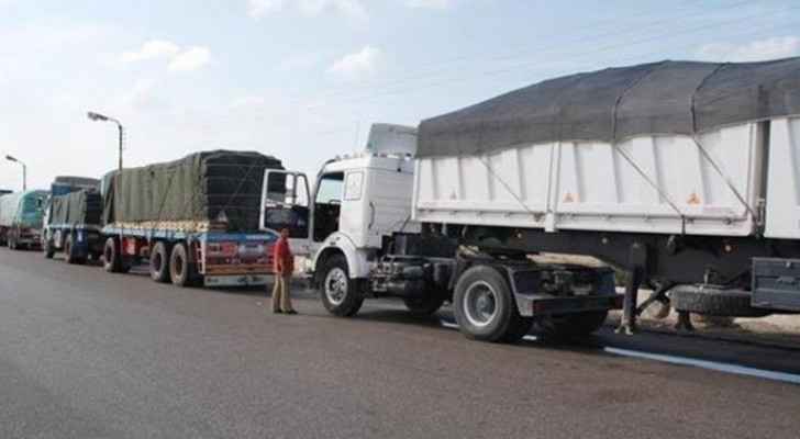 Passage fees for Jordanian trucks heading to Egypt cancelled: Transport Minister