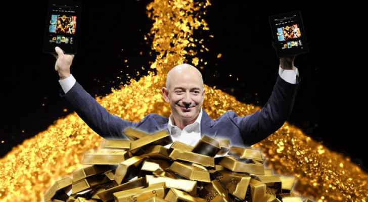 How much has Jeff Bezos earned since stepping down from his position as CEO of Amazon?