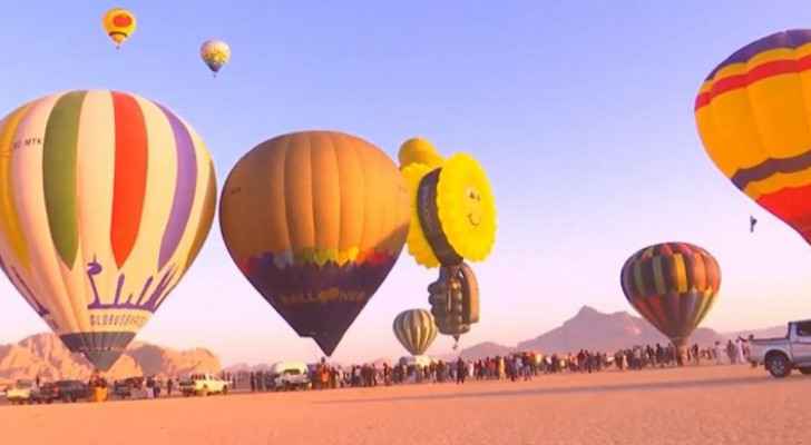 Hot Air Balloon Festival kicks off in Wadi Rum