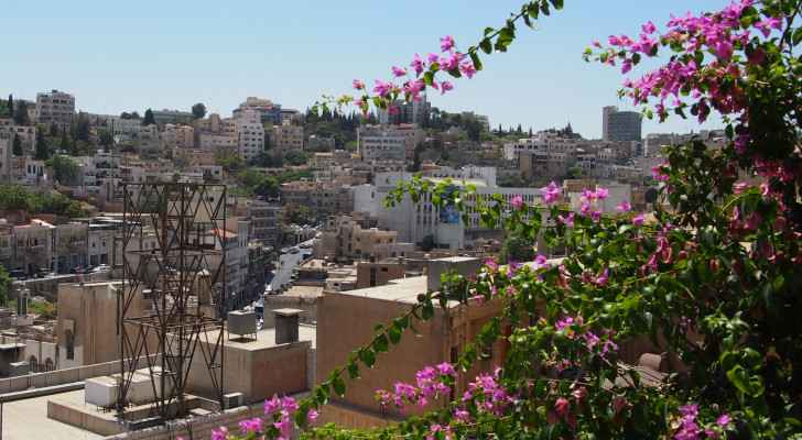 Warm air mass affects Jordan on Tuesday