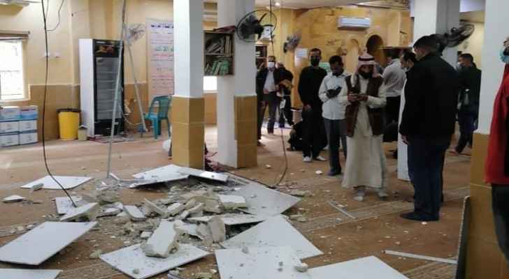 IMAGES: Parts of ceiling collapse in mosque during Friday prayer, no injuries reported