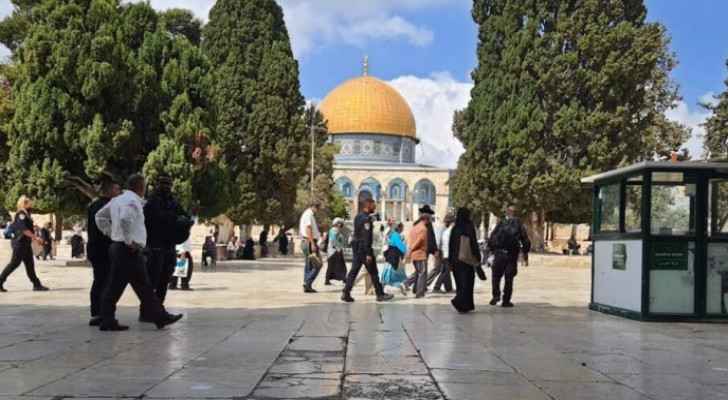 Dozens of radical settlers storm Al-Aqsa Mosque