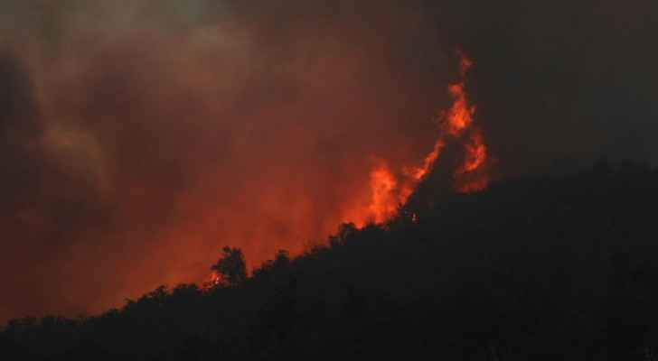 Firefighters battle forest blazes in Argentina