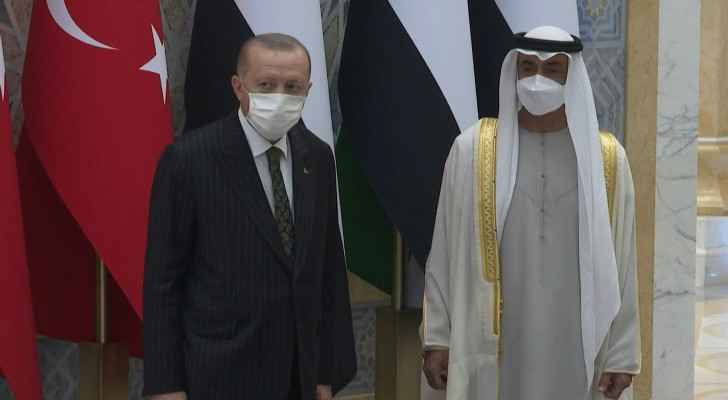 Turkey's Erdogan arrives in UAE to boost long-strained ties