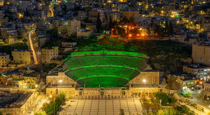 Ireland marks St Patrick’s Day by ‘greening’ Roman Amphitheater in Amman