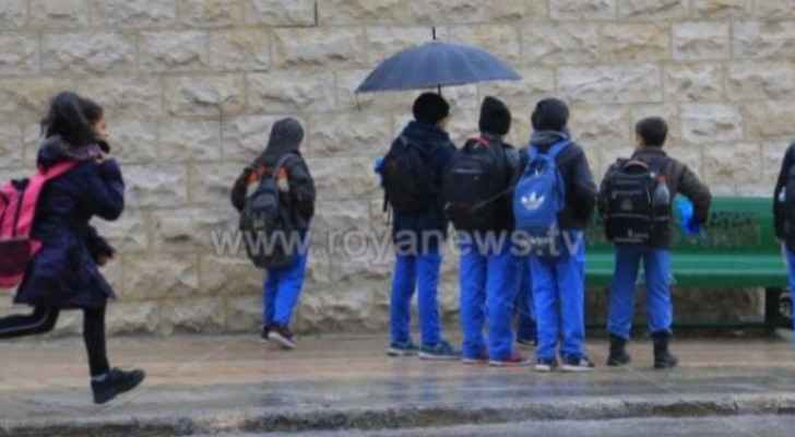 Attendance postponed in all schools in Jordan until 10am Thursday
