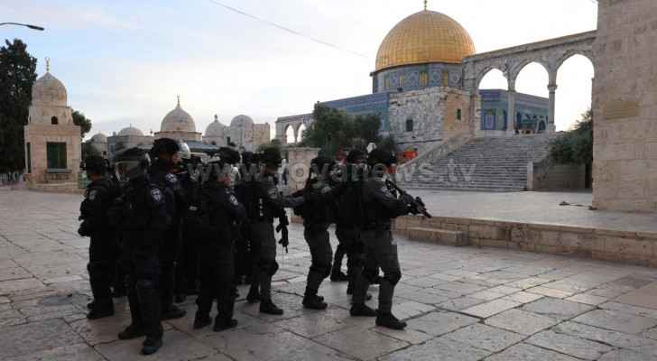 IMAGES: Israeli Occupation storms Al-Aqsa Mosque, over 27 Palestinians injured