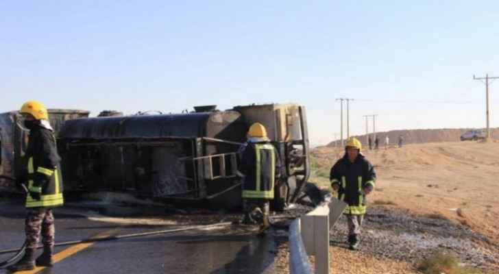 One dead following three-vehicle collision in Jerash