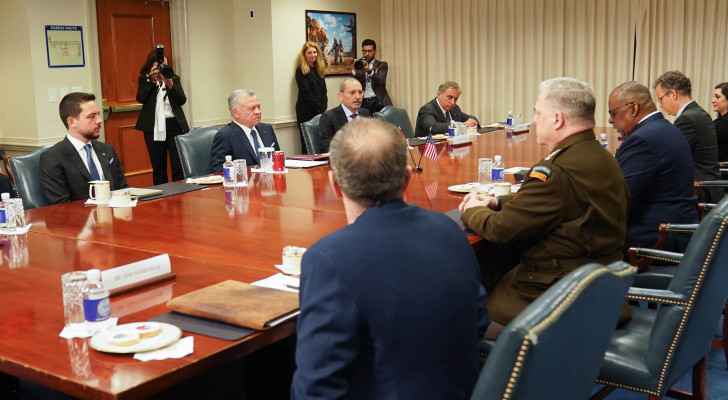 King meets US defence secretary, reaffirms mutual keenness with US on enhancing regional stability