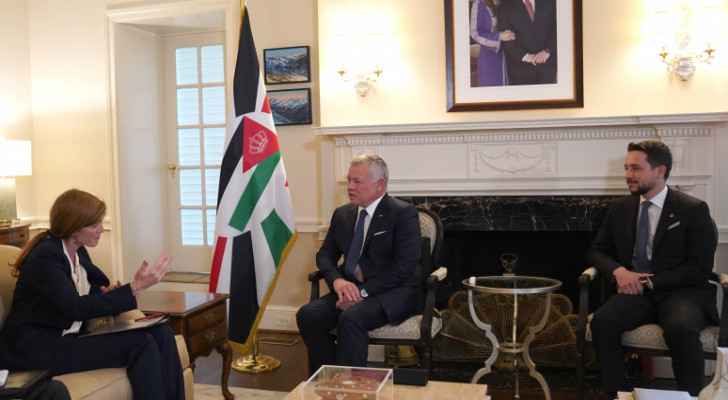 King meets USAID administrator, discusses agency’s programmes in Jordan