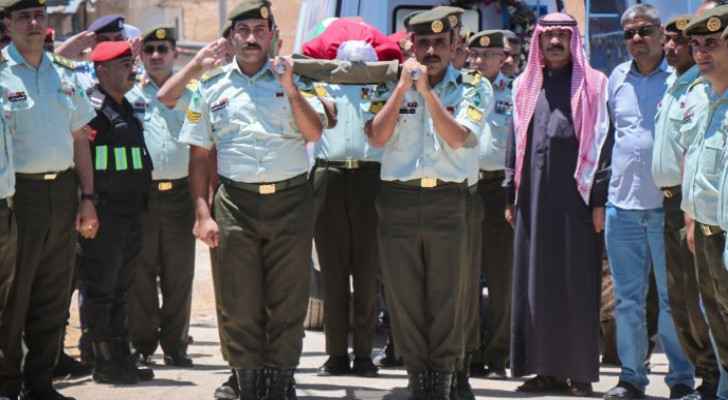 IMAGES: Jordanian Armed Forces hold military funeral for martyr Sergeant