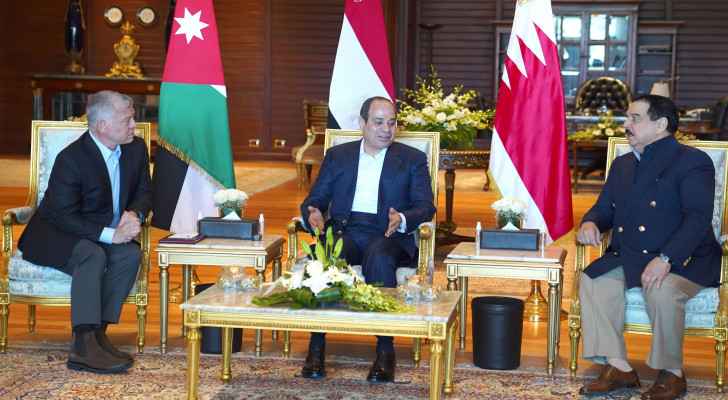 King meets with Egypt, Bahrain leaders in Sharm El Sheikh