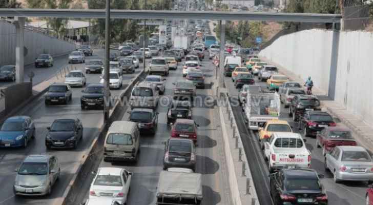 Amman witnesses stifling traffic Wednesday