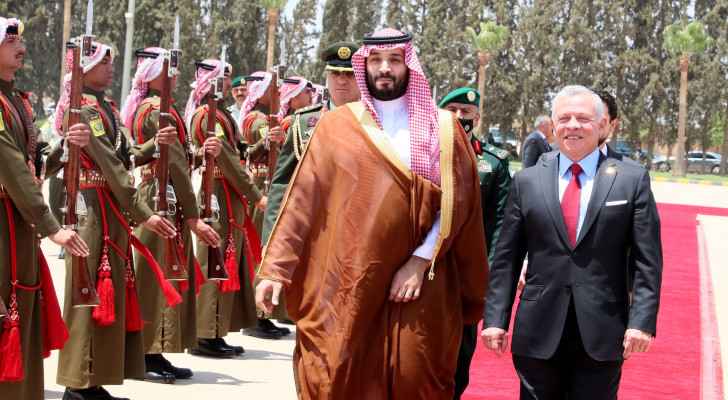 Jordan, Saudi Arabia release joint communiqué at conclusion of Saudi crown prince’s visit