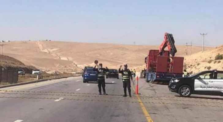Highway Patrol Department closes off all roads to Aqaba