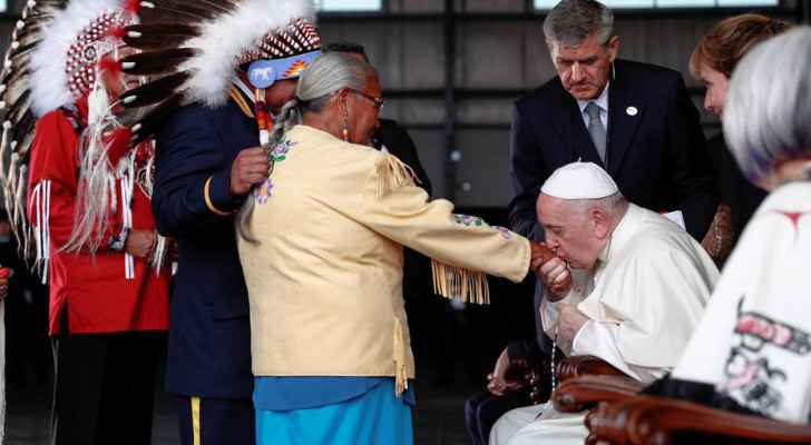 Pope arrives in Canada to make amends for Indigenous school abuse