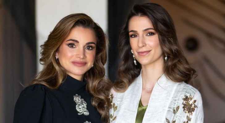 Queen Rania posts photo with fiancée of HRH the Crown Prince