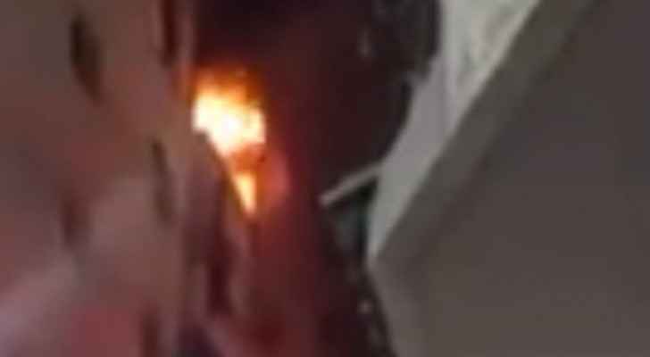 VIDEO: Parents throw children from balcony during house fire in Egypt