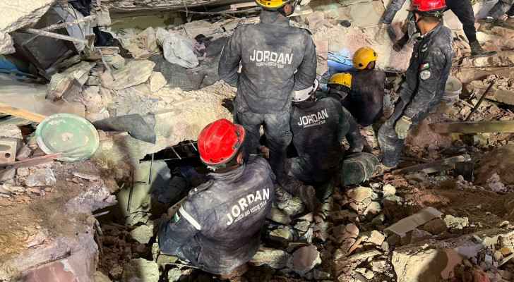 One of families involved in  Al-Weibdeh building collapse discharged from hospital