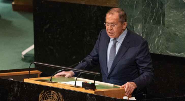 Russian FM, at UN, slams West for 'grotesque' Russophobia
