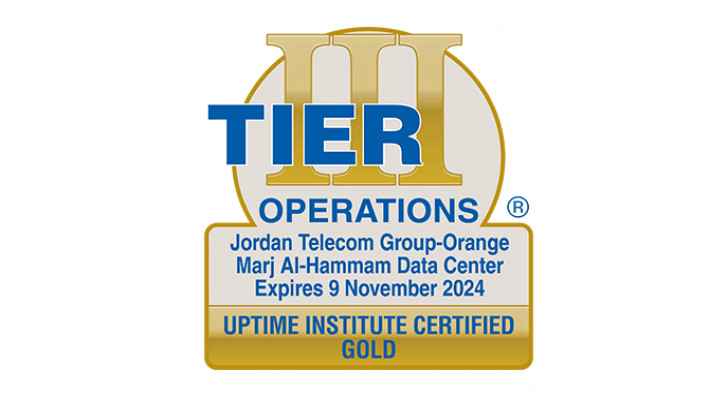 Orange Jordan receives Tier III Operational Sustainability Gold Certification