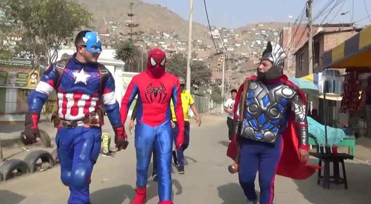 Spider-Man and friends arrest Peru drug dealers | Roya News