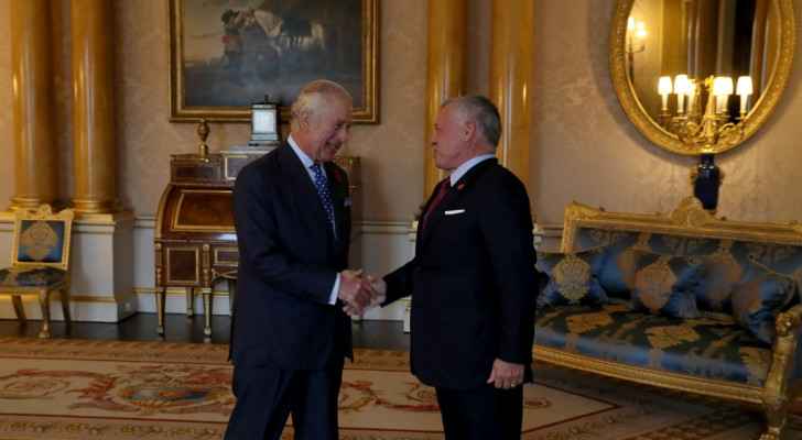 King meets UK King Charles III