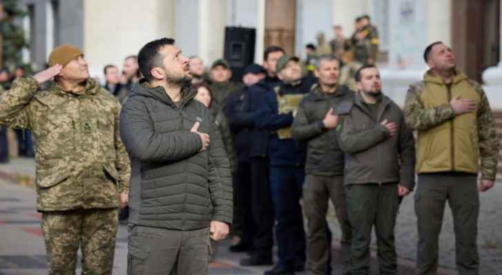Zelensky visits Ukraine's Kherson after Russian retreat