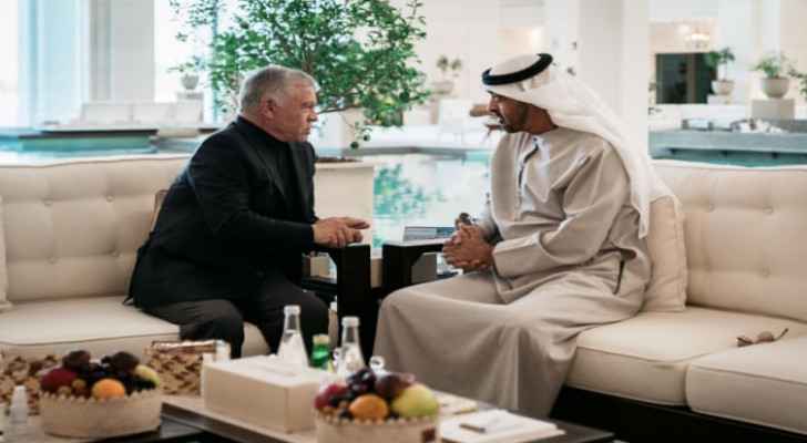 King affirms deep-rooted ties between Jordan, UAE