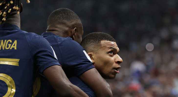France scores two goals against Argentina