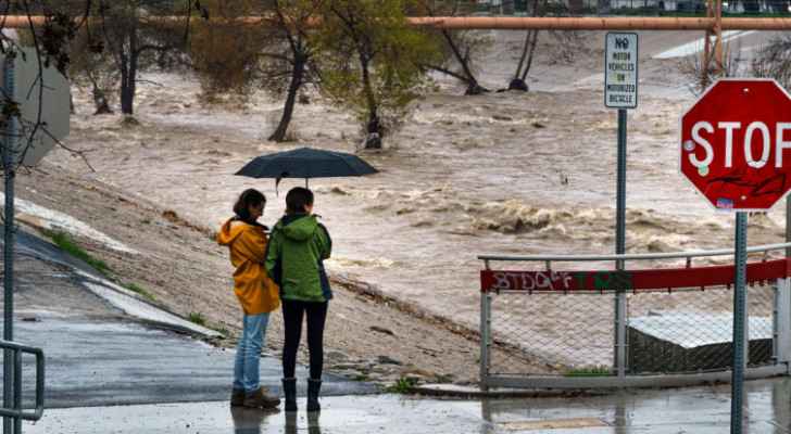 Jordanian Embassy issues flood warning for Jordanians in California