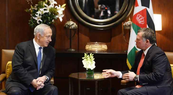 King underlines Aqsa Mosque status in meeting with Netanyahu