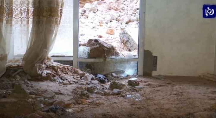 Dozens of houses flooded by rain in Irbid