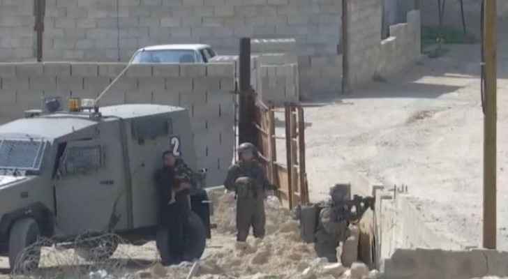 Israeli Occupation Forces raid  refugee camp in Jericho