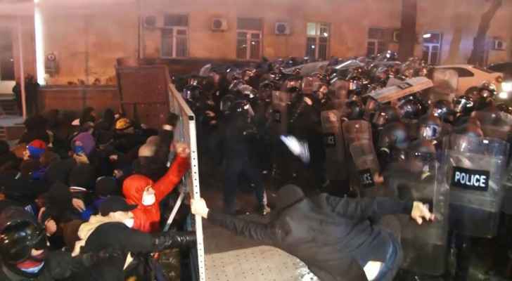 Police clash with protesters over ‘foreign agent’ bill in Georgia