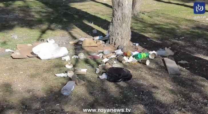 Picnickers leave public parks full of trash