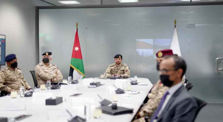 Crown Prince observes part of “Jordan Shield” drill