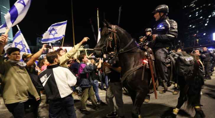 Protests in Tel Aviv for 11th week against judicial reforms