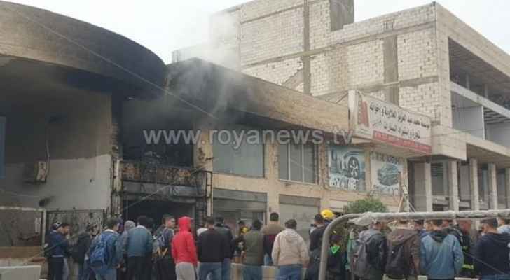 One injured in furniture store fire in Irbid