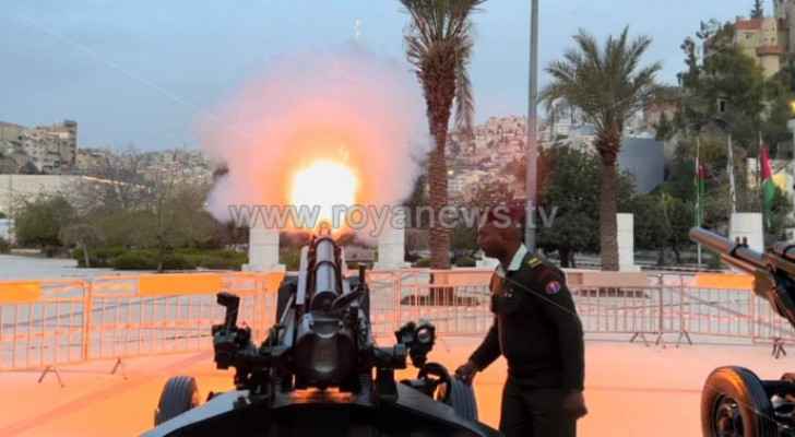 IMAGE: Cannon fired in Amman on first day of Ramadan