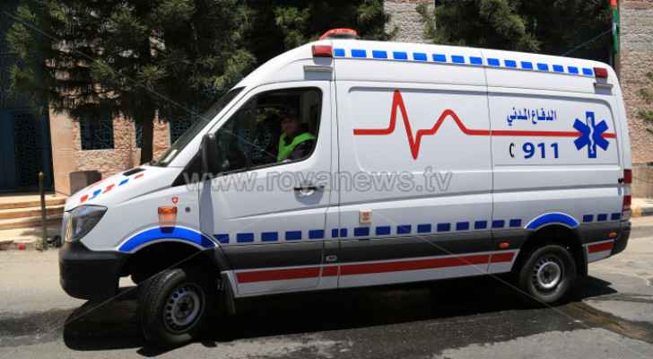 Three injured in car accident in Ramtha